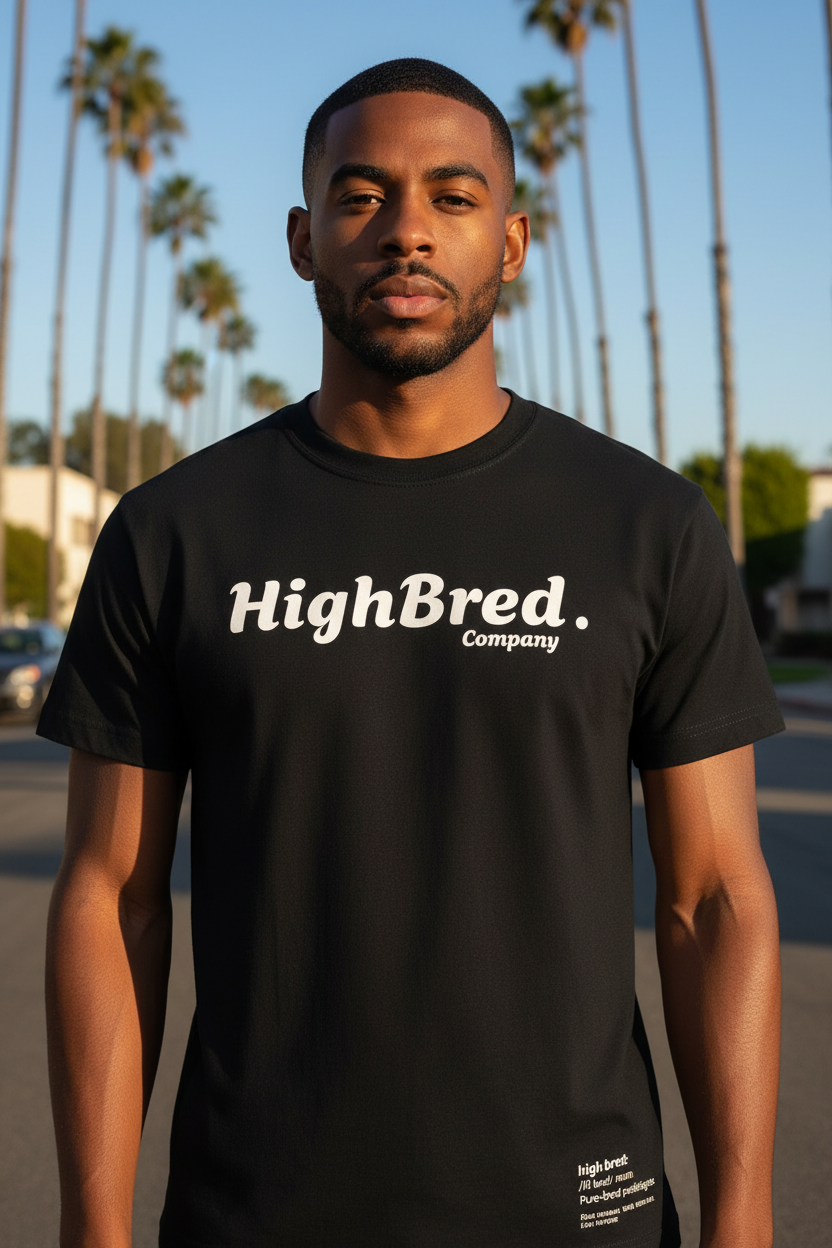 Black male model - black shirt front corrected